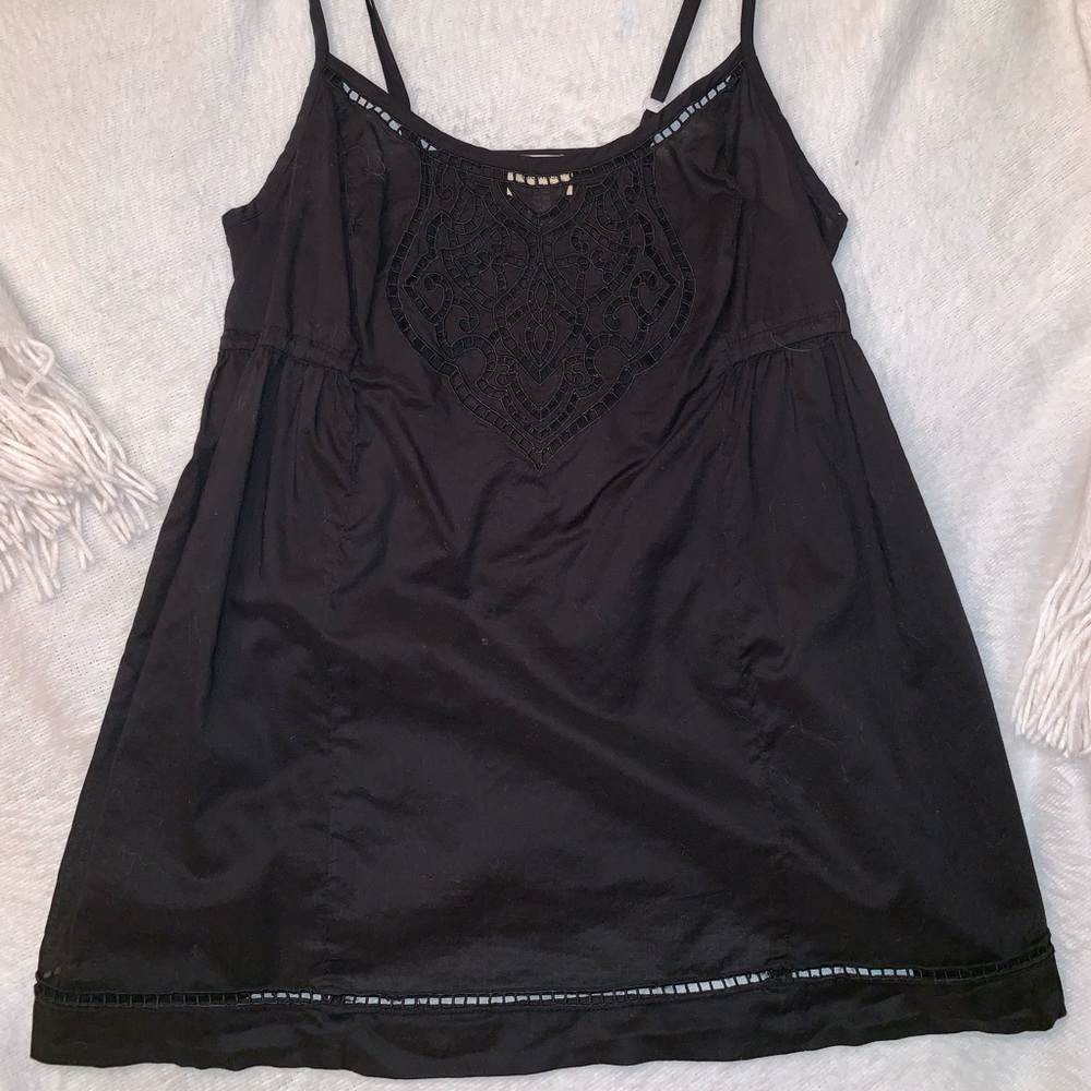 Ella Moss Crochet Detail Camisole Top